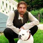 Сергей Угрюмов и Английский бульдог Кэрри Сергей Угрюмов и Английский бульдог Кэрри