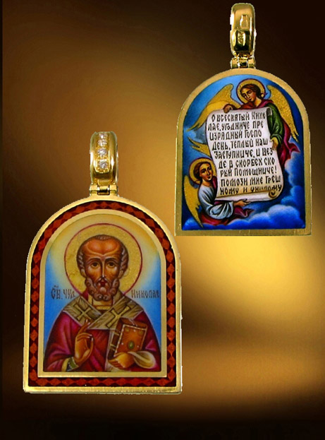 Enamel icon. Enamel Pendant. Финифть, ювелирные изделия с эмалью