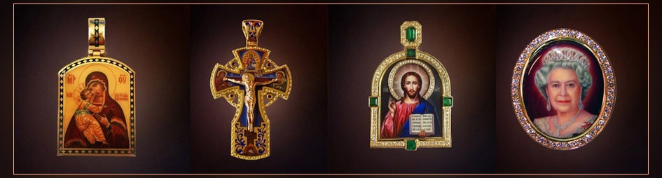 Ювелирные украшения с эмалью Юлии Кужим Ювелирные украшения с эмалью